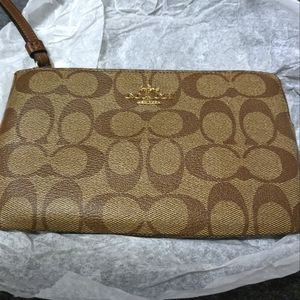 Coach Large Wristlet/ clutch